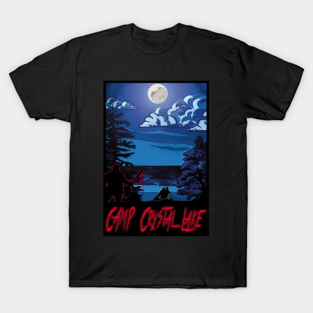 Visit Camp Crystal Lake! T-Shirt by RocketPopInc